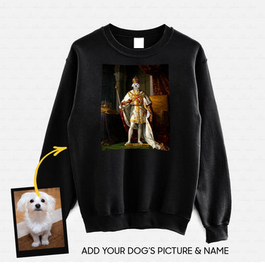 Personalized Dog Gift Idea - Royal Dog's Portrait 55 For Dog Lovers - Standard Crew Neck Sweatshirt